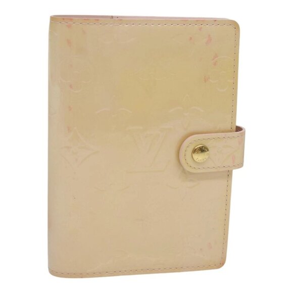 LOUIS VUITTON Vernis Agenda PM Day Planner Cover Pink R21007 LV Auth ki4862 - Picture 1 of 16